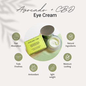 Crème yeux avocat + cbd 15ml