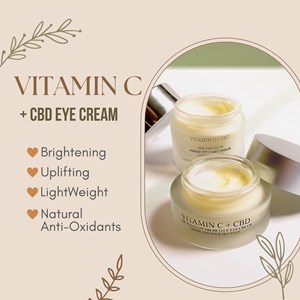 Crème yeux vit c + cbd 15ml