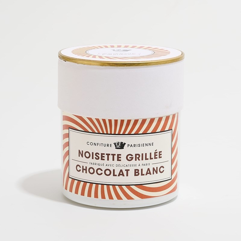 Pat noisette grillée chocolat blanc