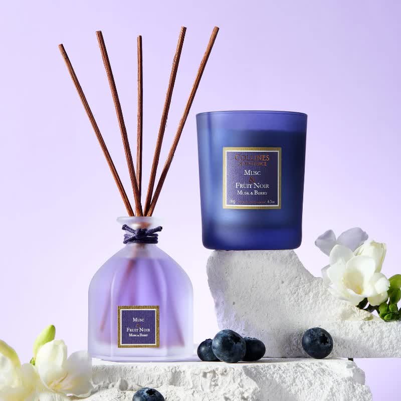 Bougie parfumée musc & fruit noir