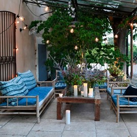 Guirlande guinguette ampoules retro