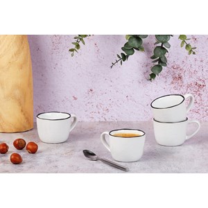 Tasse 12cl - 4 pc - blanc neige