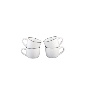 Tasse 12cl - 4 pc - blanc neige