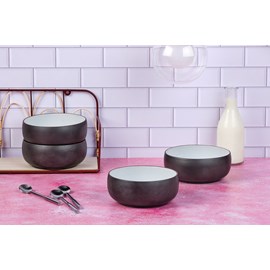 Bol 15cm - 4 pc - onyx