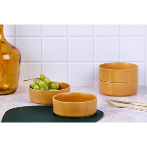 Bol 16,5cm - 4 pc - ocre