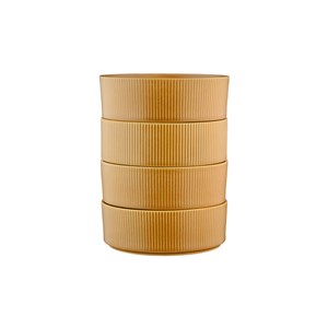 Bol 16,5cm - 4 pc - ocre