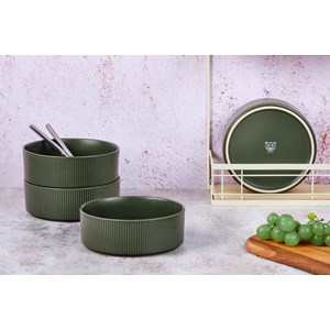 Bol 16,5cm - 4 pc - olive