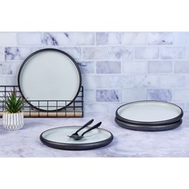 Assiette 28cm - 4 pc - onyx