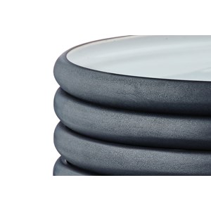 Assiette 28cm - 4 pc - onyx