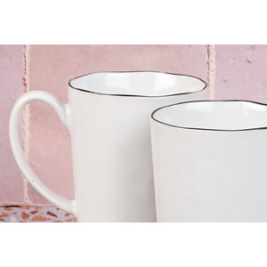 Mug 40cl - 4 pc - blanc neige
