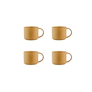 Mug 50cl - 4 pc - ocre
