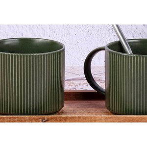 Mug 50cl - 4 pc - olive