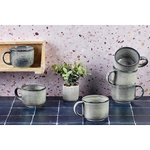 Mug zen 40cl - 6 pièces - natural