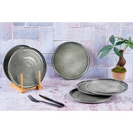 Assiette zen ø22cm - 6 pièces - natural