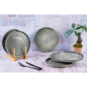 Assiette zen ø22cm - 6 pièces - natural
