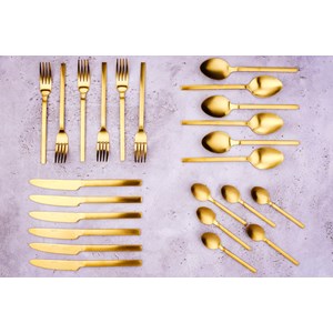 Ménagère 24 pc - gold