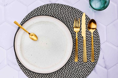 Ménagère 24 pc - gold