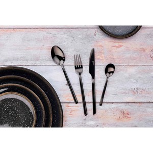 Ménagère 24 pc - black