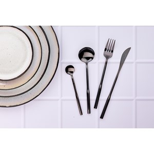 Coffret 6 petites cuillères - black