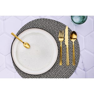 Coffret 6 petites cuillères - gold