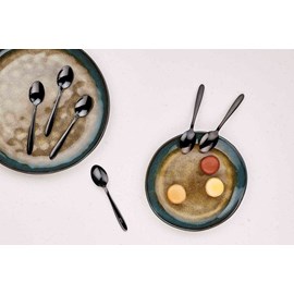 Coffret 6 petites cuillères kaja - black