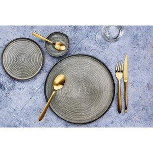 Coffret 6 petites cuillères kaja - gold