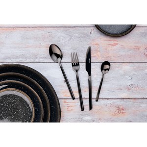 Coffret 6 petites cuillères - black