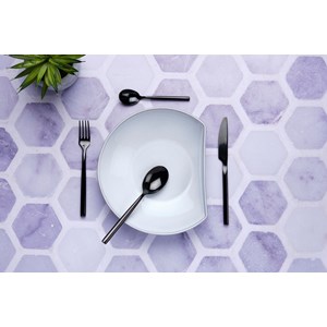 Coffret 6 petites cuillères - black