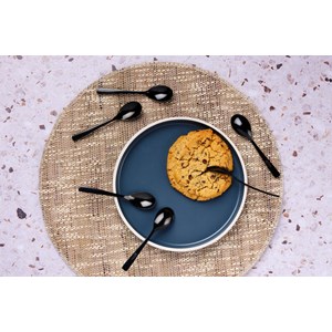 Coffret 6 petites cuillères - black