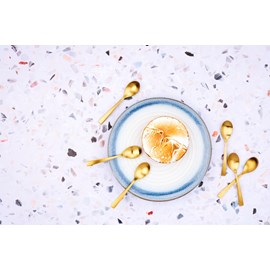 Coffret 6 petites cuillères - gold