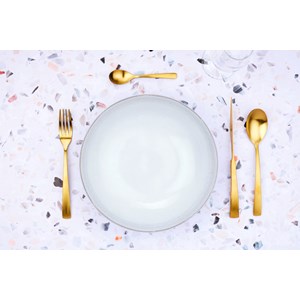 Coffret 6 petites cuillères - gold