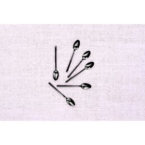 Coffret 6 petites cuillères - black