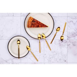 Coffret 6 petites cuillères - gold