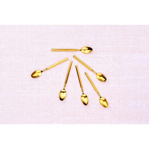 Coffret 6 petites cuillères - gold