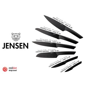 Couteaux de cuisine jensen - 6 pc