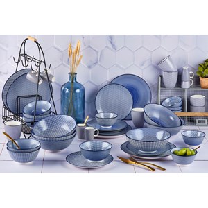 Service complet - 42 pc - dark blue