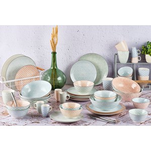 Service complet - 42 pc - pastel