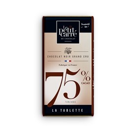 Tablette chocolat noir 75% tanzanie