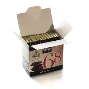 Carrés chocolat noir 68% mexique