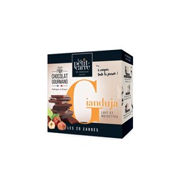 Carrés chocolat gianduja