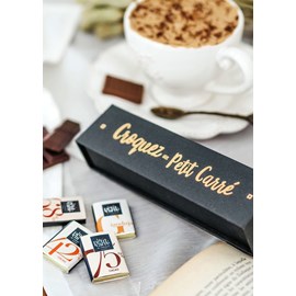 Coffret élégance 16 carrés de chocolat