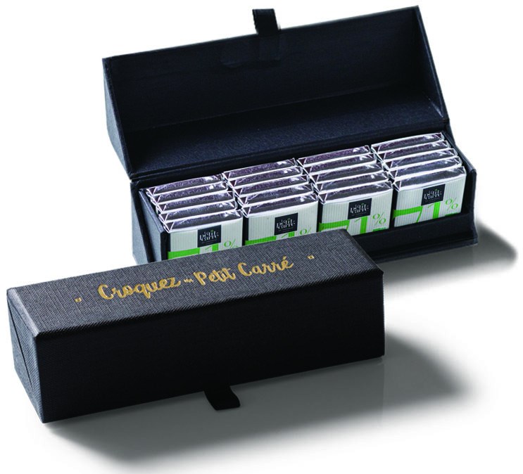 Coffret délicatesse 20 carrés chocolat