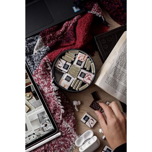 Coffret harmonie 40 carrés de chocolat