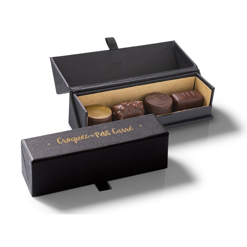 Coffret tendresse 4 bonbons de chocolat