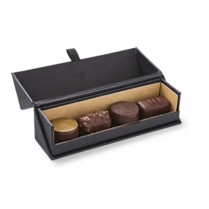 Coffret tendresse 4 bonbons de chocolat
