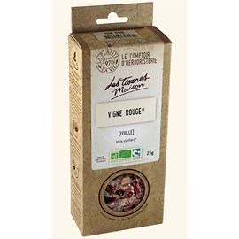 Vigne rouge bio feuille 25g