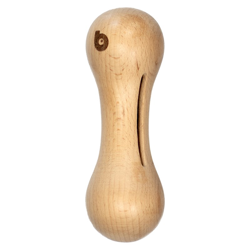 Hochet bébé bois naturel sonore