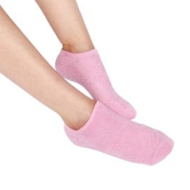 Chaussettes spa hydratantes roses