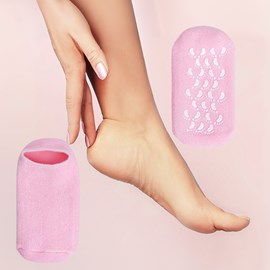 Chaussettes spa hydratantes roses