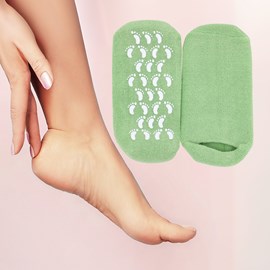 Chaussettes spa hydratantes vertes